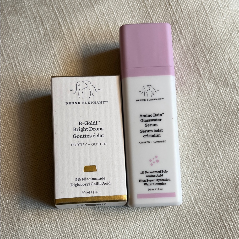 Drunk Elephant Amino Rain Serum & B-Goldi Drops Set